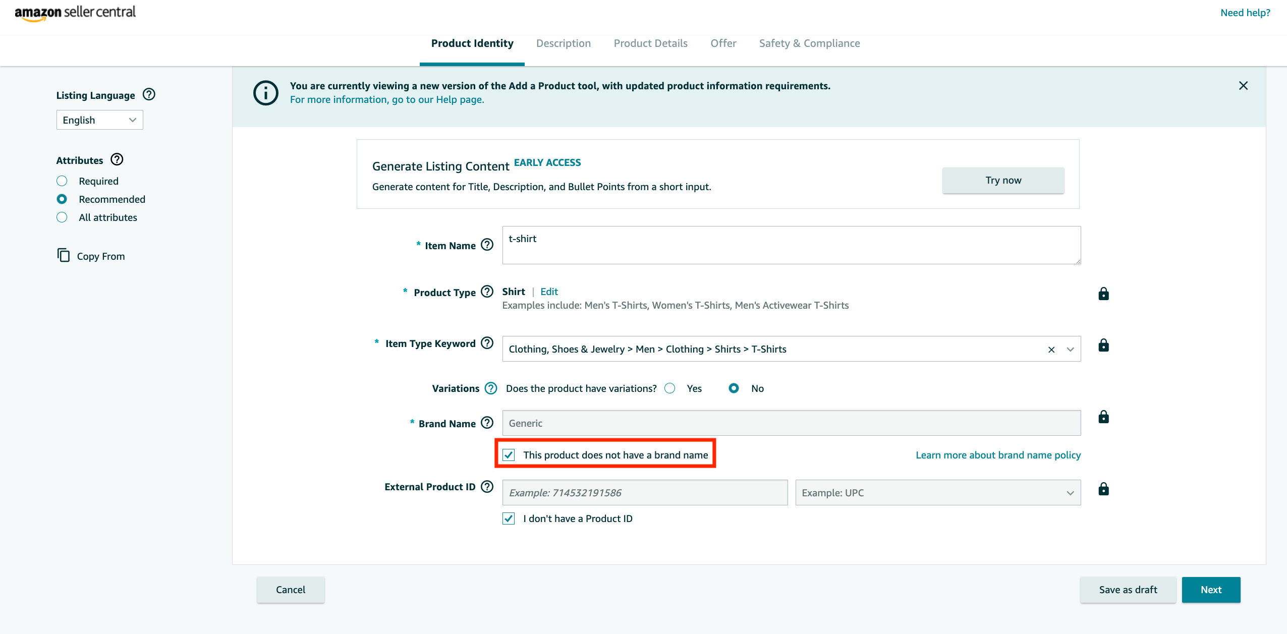 How do I request GTIN exemption from Amazon? – Printful Help Center