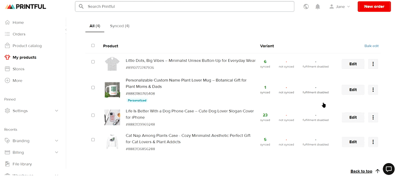 Adding new mockups through Printful Dashboard