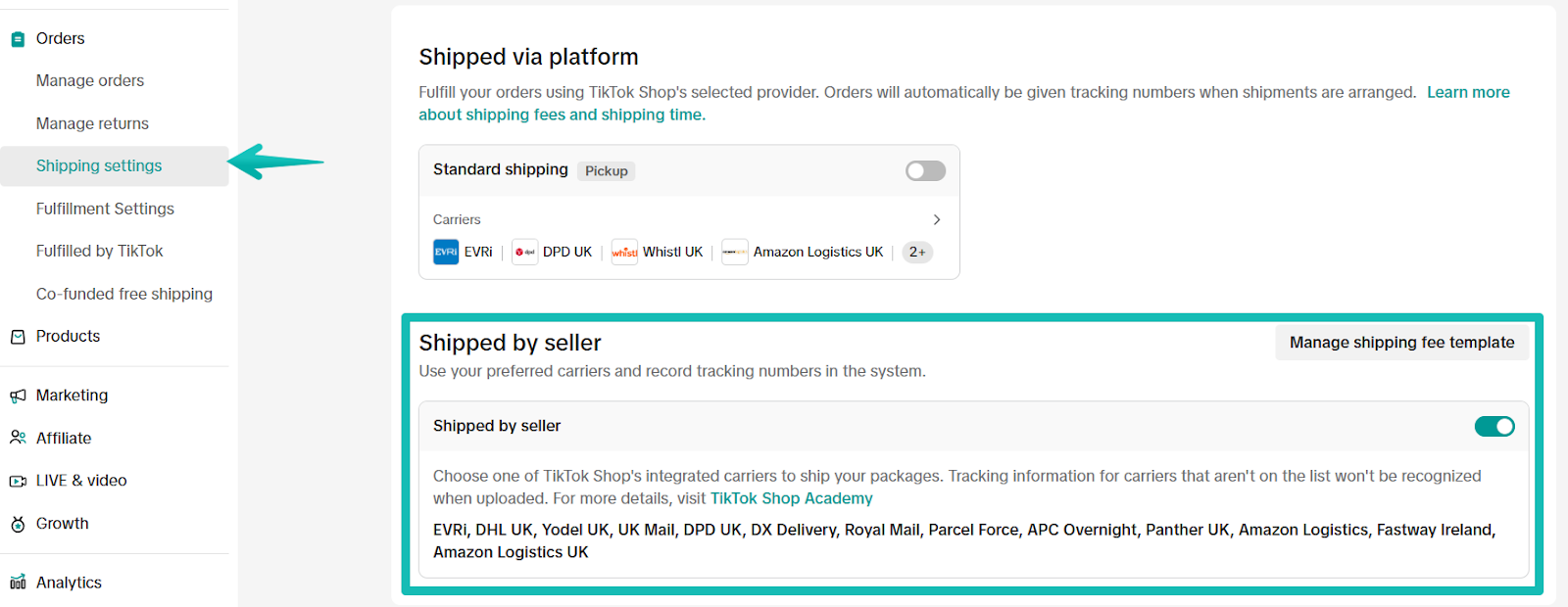 Shipped by seller UK