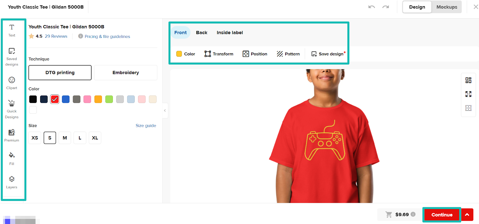 Editar los archivos de diseño.