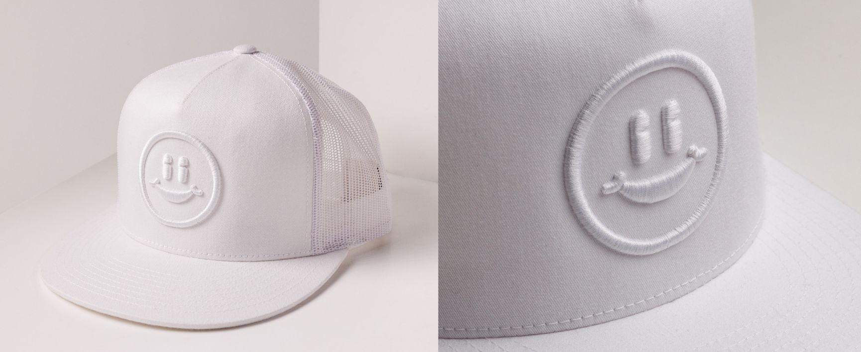 Esempio di ricamo 3D puff su un cappello