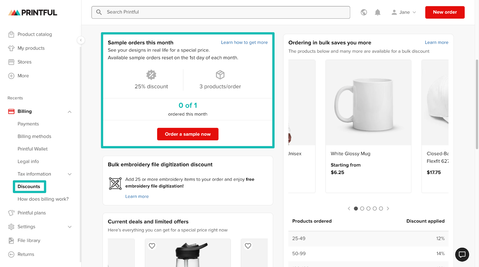 Bestelllimit auf der Abrechnungsseite.