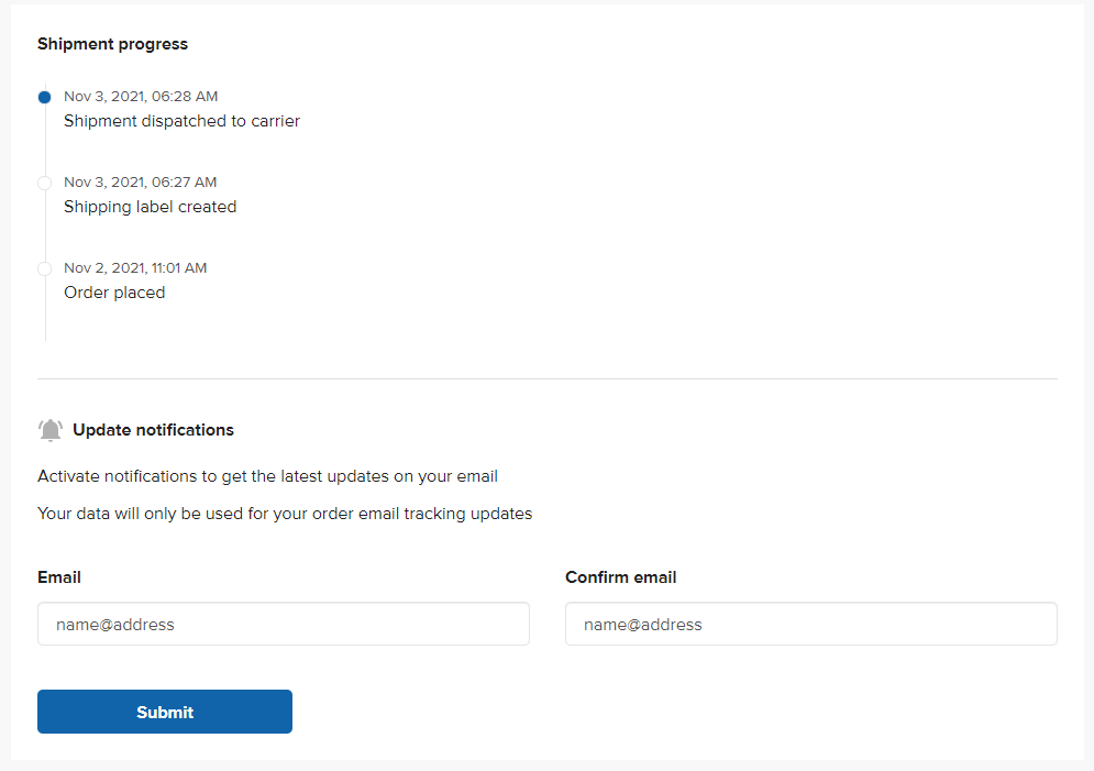 What's the order tracking page? Printful Help Center