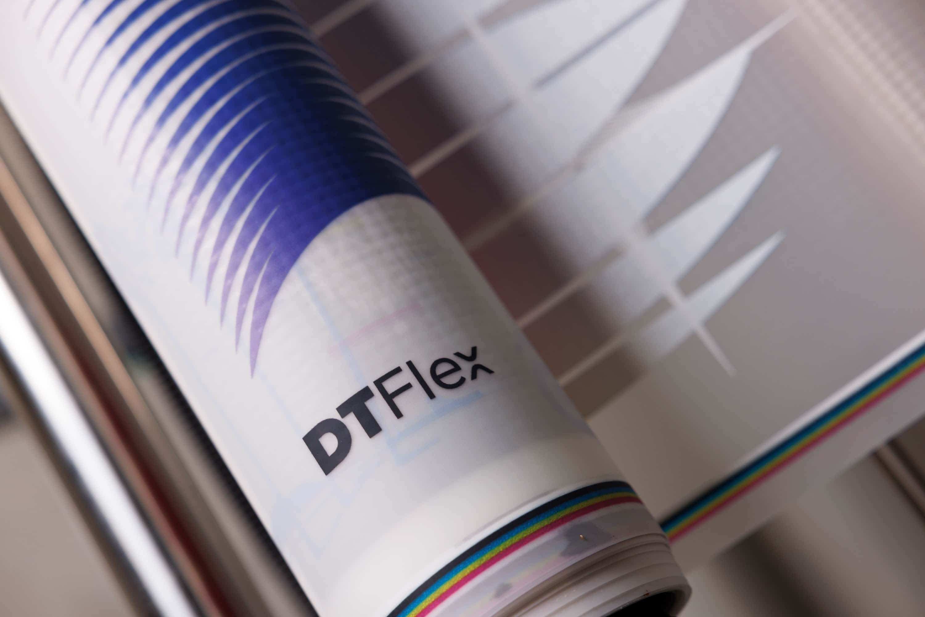 Example of DTFlex transfer film.